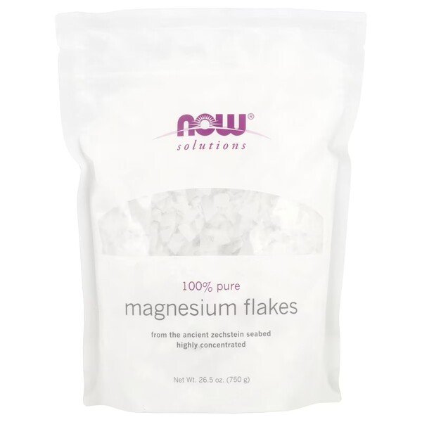 NOW Foods - 100% Pure Magnesium Flakes - 750g