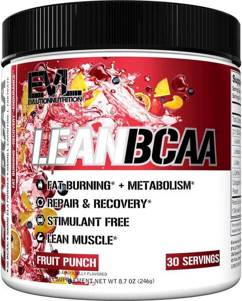 EVLution Nutrition Lean BCAA Fruit Punch 246g