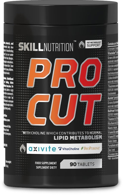 Skill Nutrition - Pro Cut, Fat Metabolism Support - 90 tablets