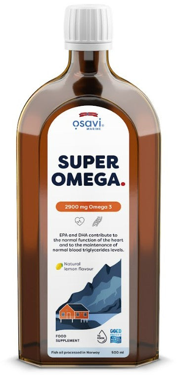 Osavi - Super Omega, 2900mg Omega 3 (Lemon) - 500 ml.