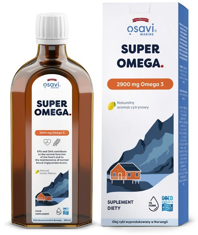Osavi - Super Omega, 2900mg Omega 3 (Lemon) - 250 ml.