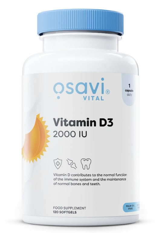 Osavi - Vitamin D3, 2000IU - 120 softgels