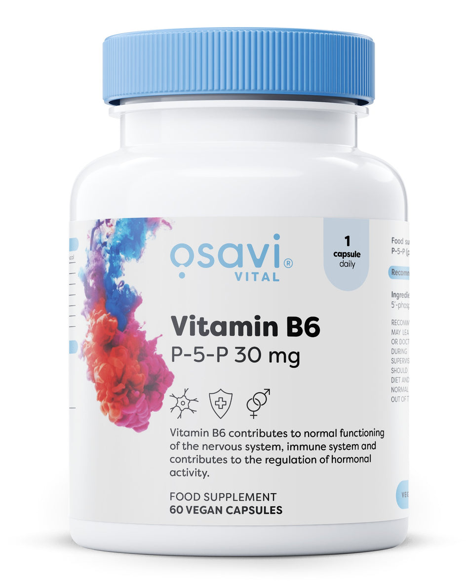 Osavi - Vitamin B6 - P-5-P, 30mg - 60 vegan caps