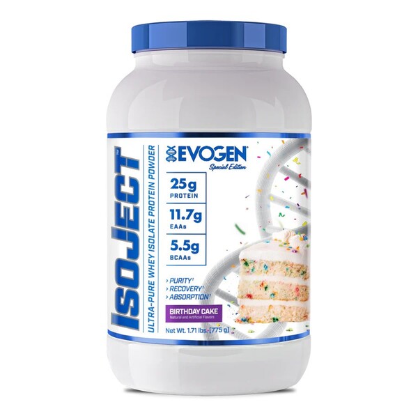 Evogen - IsoJect, Birthday Cake - 775g