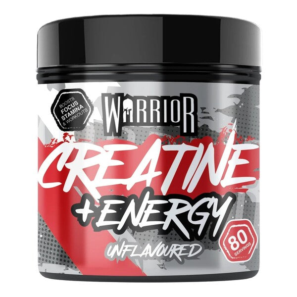 Warrior Creatine + Energy Unflavoured - 360g