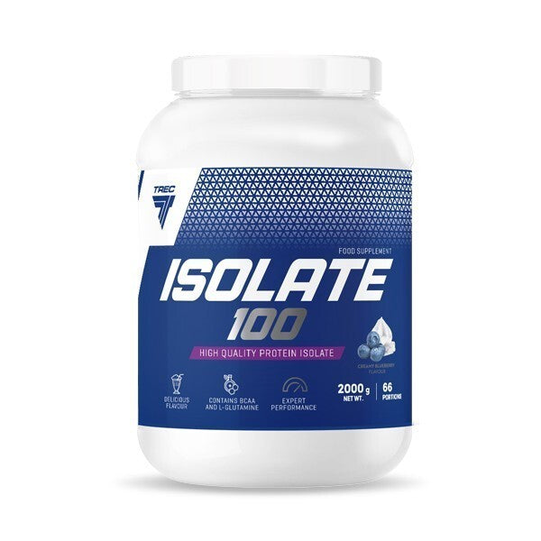 Trec Nutrition - Isolate 100, Creamy Blueberry - 2000g