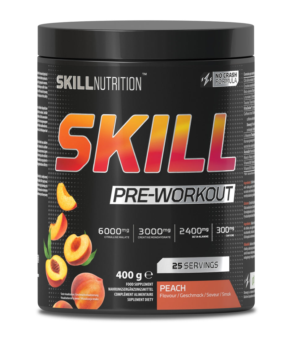 Skill Nutrition - Skill Pre-Workout, Peach - 400g