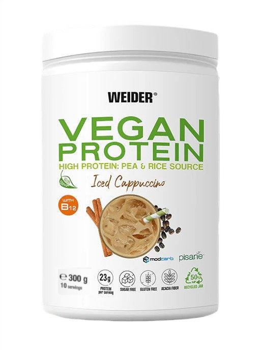 Weider - Vegan Protein, Iced Cappuccino - 300g