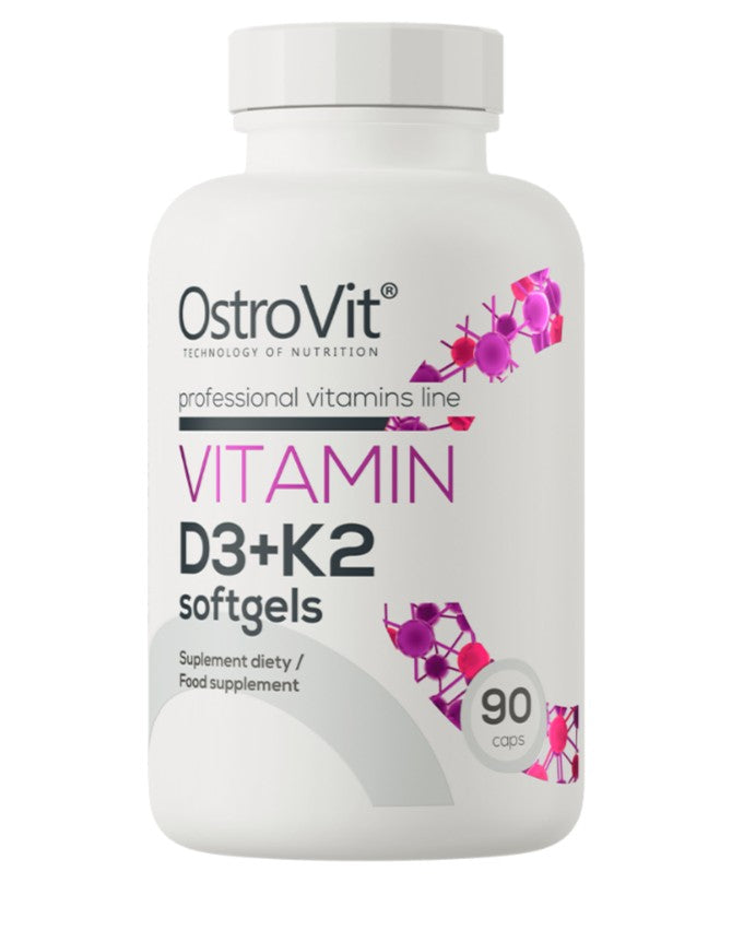 OstroVit - Vitamin D3 + K2 - 90 softgels