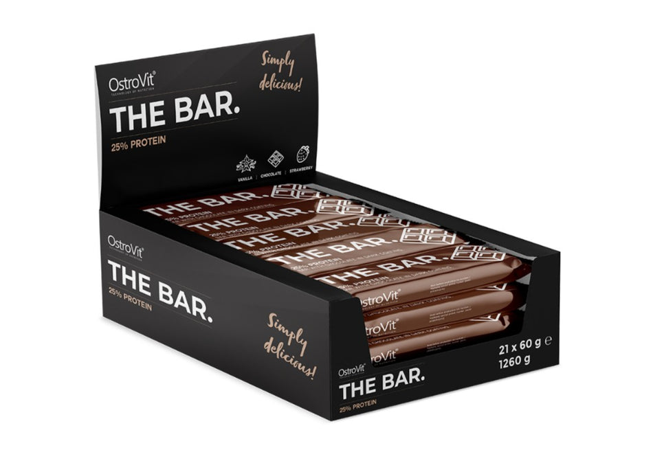 OstroVit - The Bar 25% Protein, Chocolate - 21 x 60g