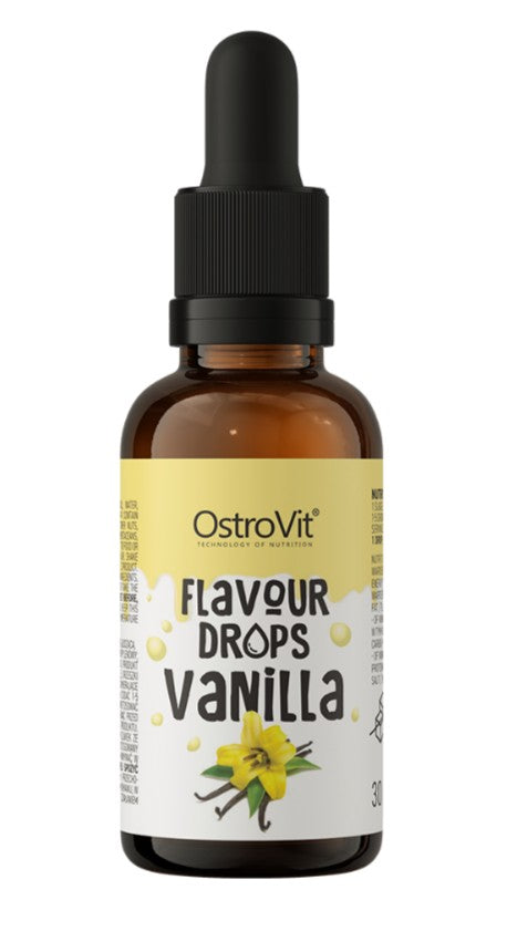 OstroVit - Flavour Drops, Vanilla - 30ml.
