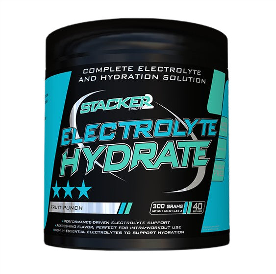 Stacker2 Europe - Electrolyte Hydrate, Fruit Punch - 300g