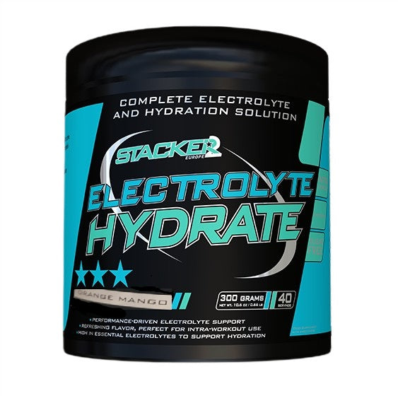 Stacker2 Europe - Electrolyte Hydrate, Orange Mango - 300g
