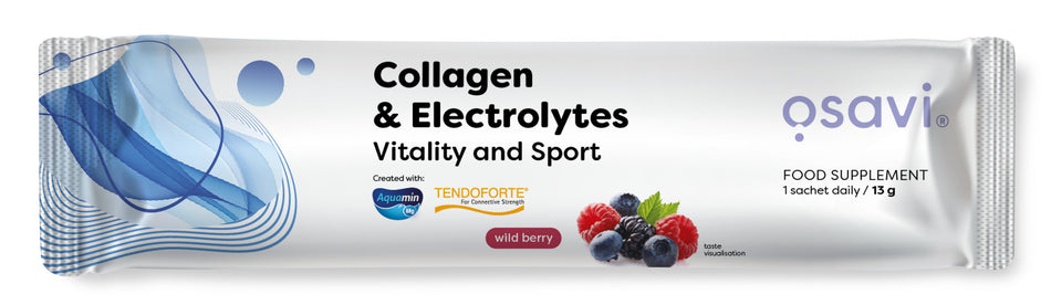 Osavi - Collagen Electrolytes Vitality and Sport, Wild Berry - 13g (1 serving)
