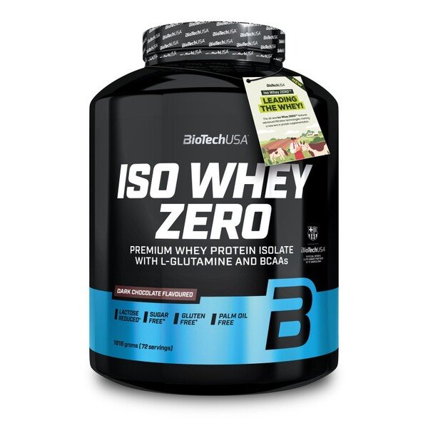 BioTechUSA - Iso Whey Zero, Dark Chocolate - 1816g