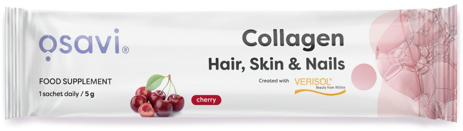 Osavi - Collagen Peptides (Hair Skin & Nails), Cherry - 5g (1 serving)