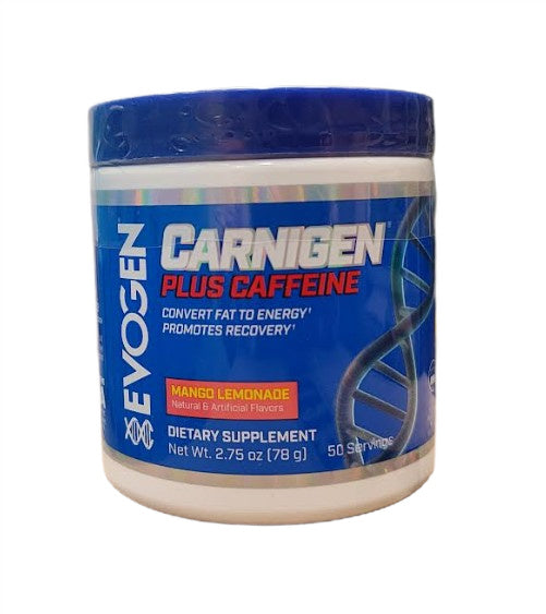 Evogen - Carnigen Plus Caffeine, Mango Lemonade - 78g