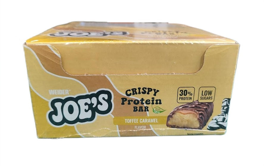 Weider - Joe's Crispy Protein Bar, Toffee Caramel - 12 x 50g