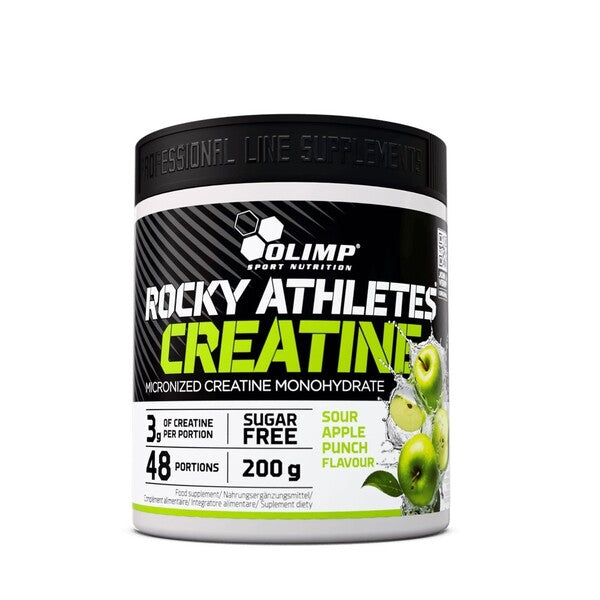 Olimp Nutrition - Rocky Athletes Creatine, Sour Apple Punch - 200g