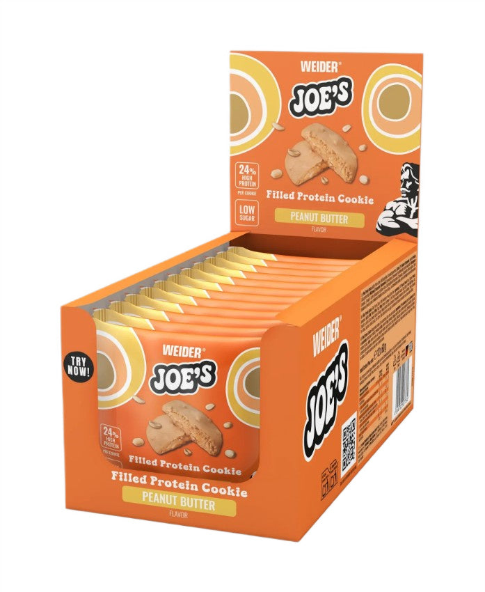 Weider - Filled Protein Cookie, Peanut Butter - 12 x 60g