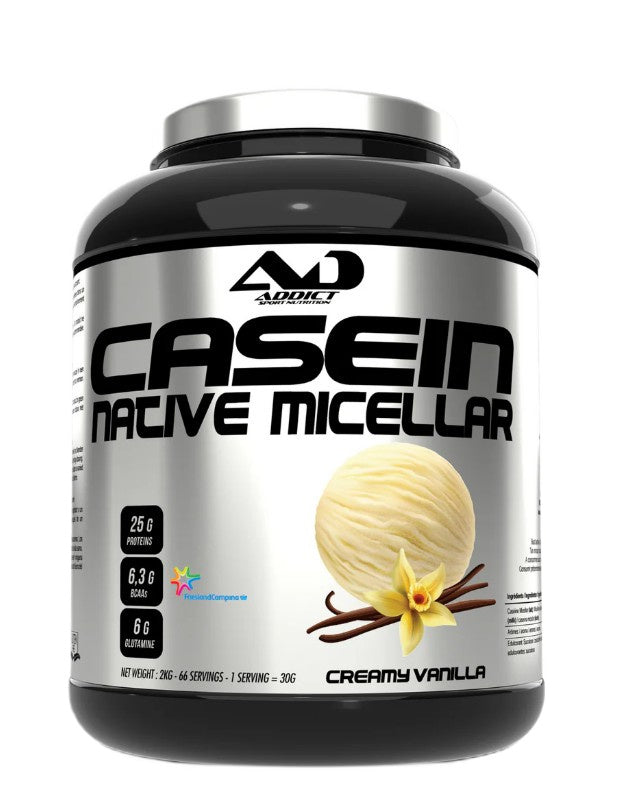 Addict Sport Nutrition Native Micellar Casein Creamy Vanilla 2000g
