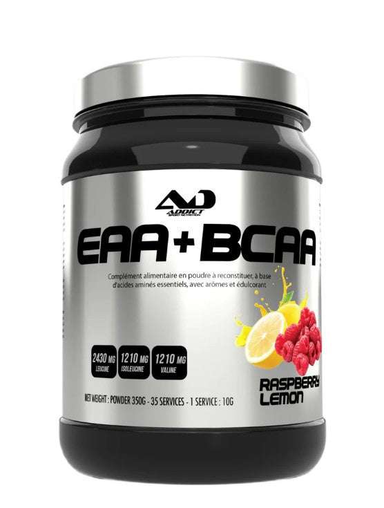 Addict Sport Nutrition EAA+BCAA Raspberry Lemon 350g