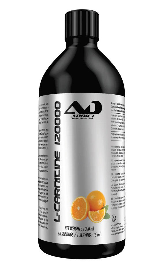 Addict Sport Nutrition L-Carnitine 120000 Tropical Orange 1000 ml