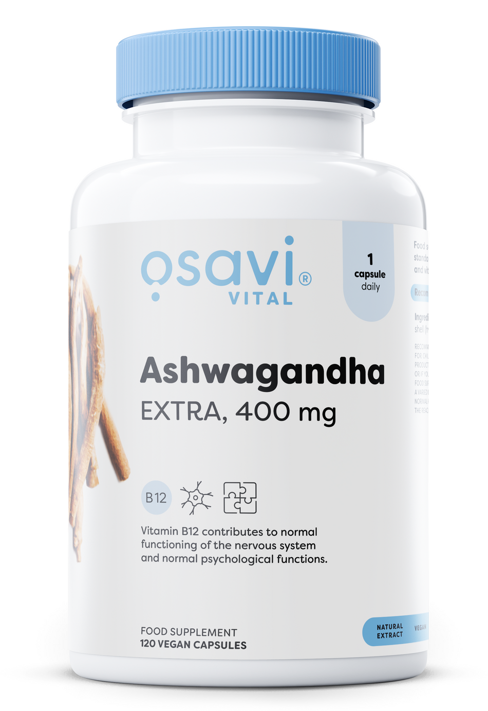 Osavi - Ashwagandha Extra, 400mg - 120 vegan caps