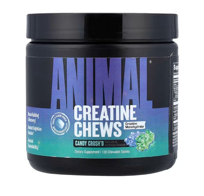 Animal Creatine Chews Candy Crush'd 120 chewable tablets