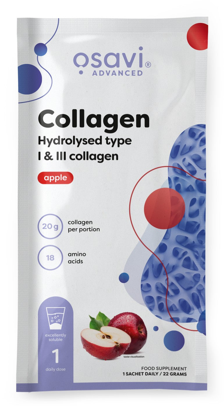 Osavi - Collagen Hydrolysed Type I & III, Apple - 22g (1 serving)