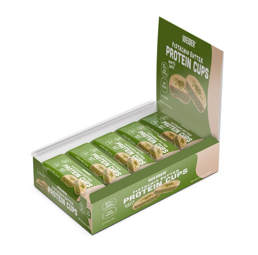 Weider - Protein Cups, Pistachio Butter - 20 x 42g