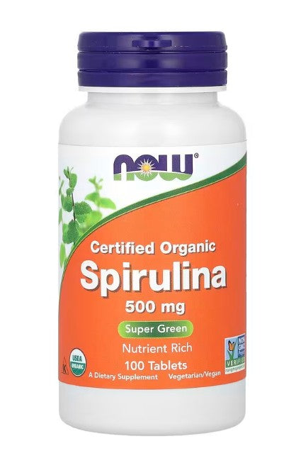 NOW Foods - Spirulina, 500mg - 100 tabs