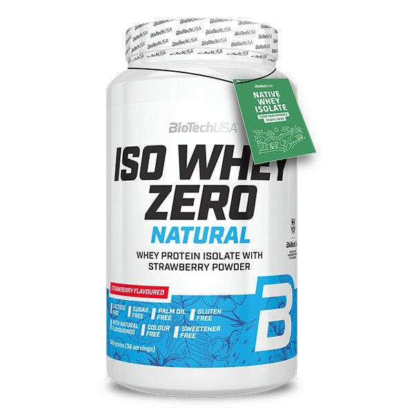 BioTechUSA - Iso Whey Zero Natural, Strawberry - 908g