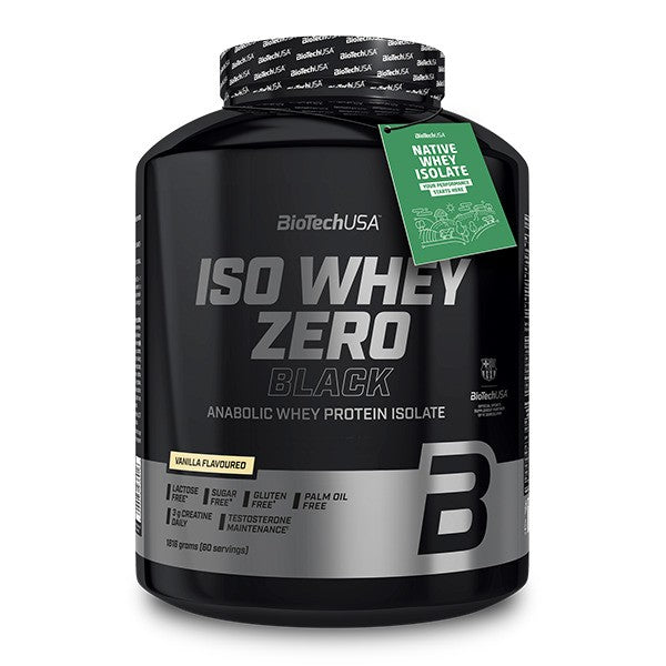 BioTechUSA - Iso Whey Zero Black, Vanilla - 1816g
