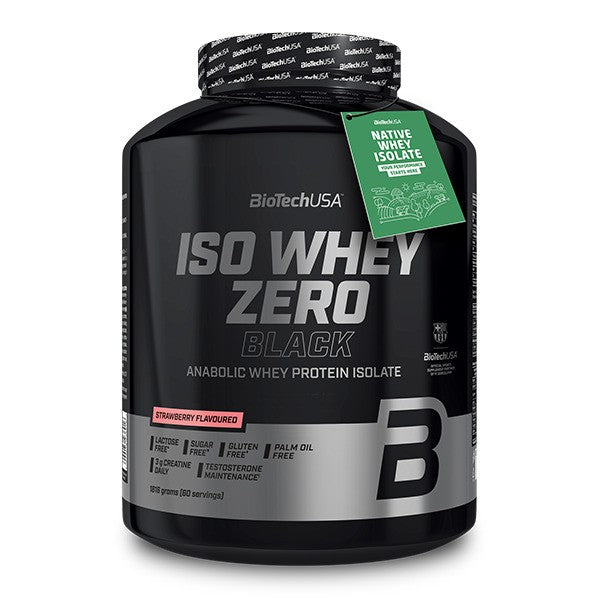 BioTechUSA - Iso Whey Zero Black, Strawberry - 1816g