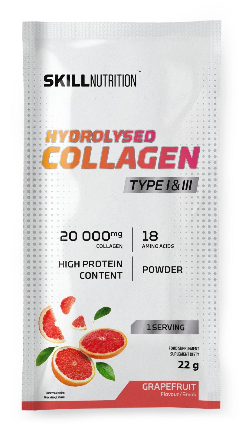 Skill Nutrition - Hydrolysed Collagen Type I & III, Grapefruit - 22g (1 serving)