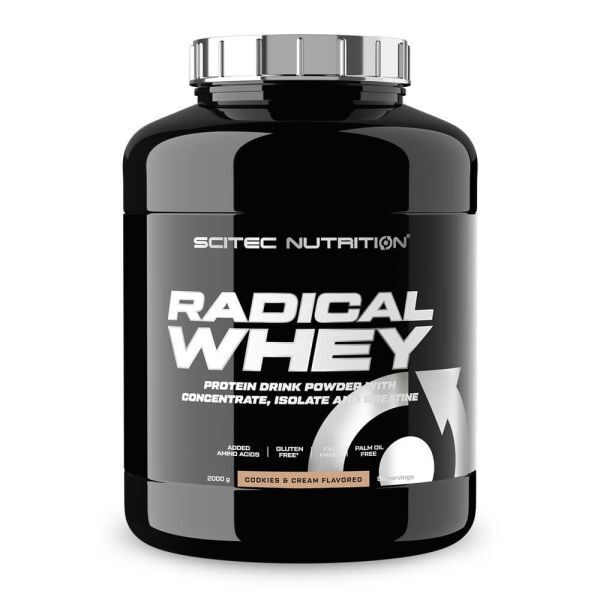 SciTec - Radical Whey, Cookies & Cream - 2000g