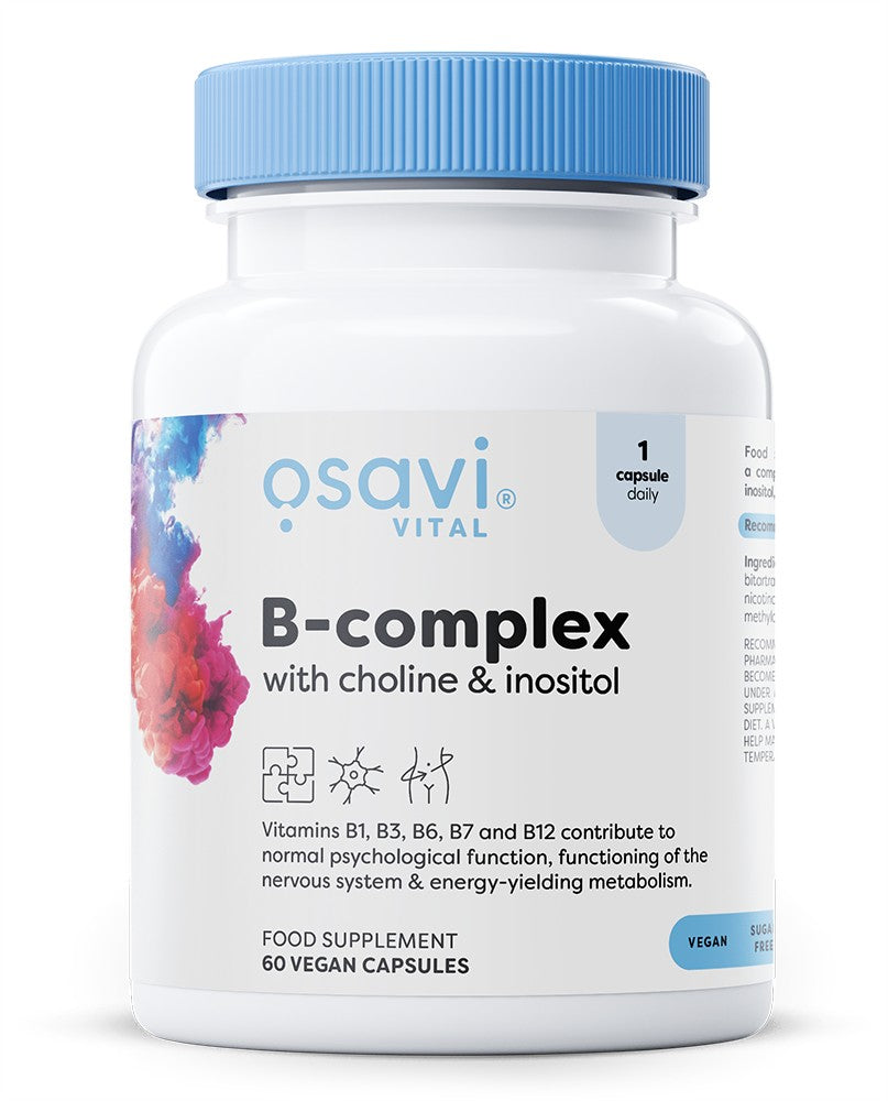 Osavi - B-Complex with Choline & Inositol - 60 vegan caps