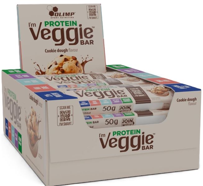 Olimp Nutrition - Protein Veggie Bar, Cookie Dough - 25 x 50g