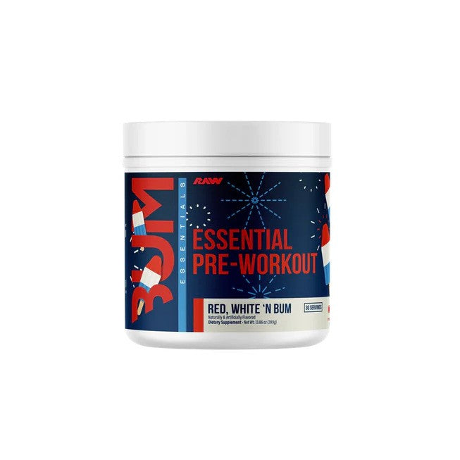 Raw Nutrition CBUM Essential Pre-Workout Red White 'N Bum - 393g