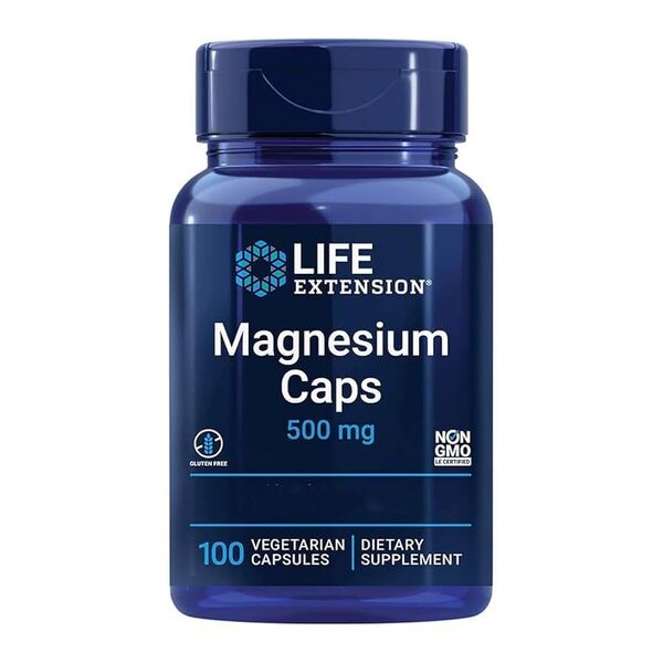 Life Extension - Magnesium Caps, 500mg - 100 vcaps (EAN 737870010418)
