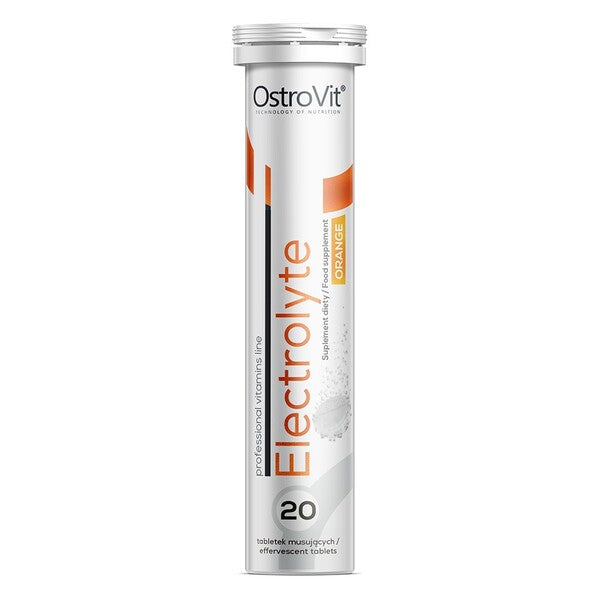 OstroVit - Electrolyte Effervescent Tabs, Orange - 20 tabs