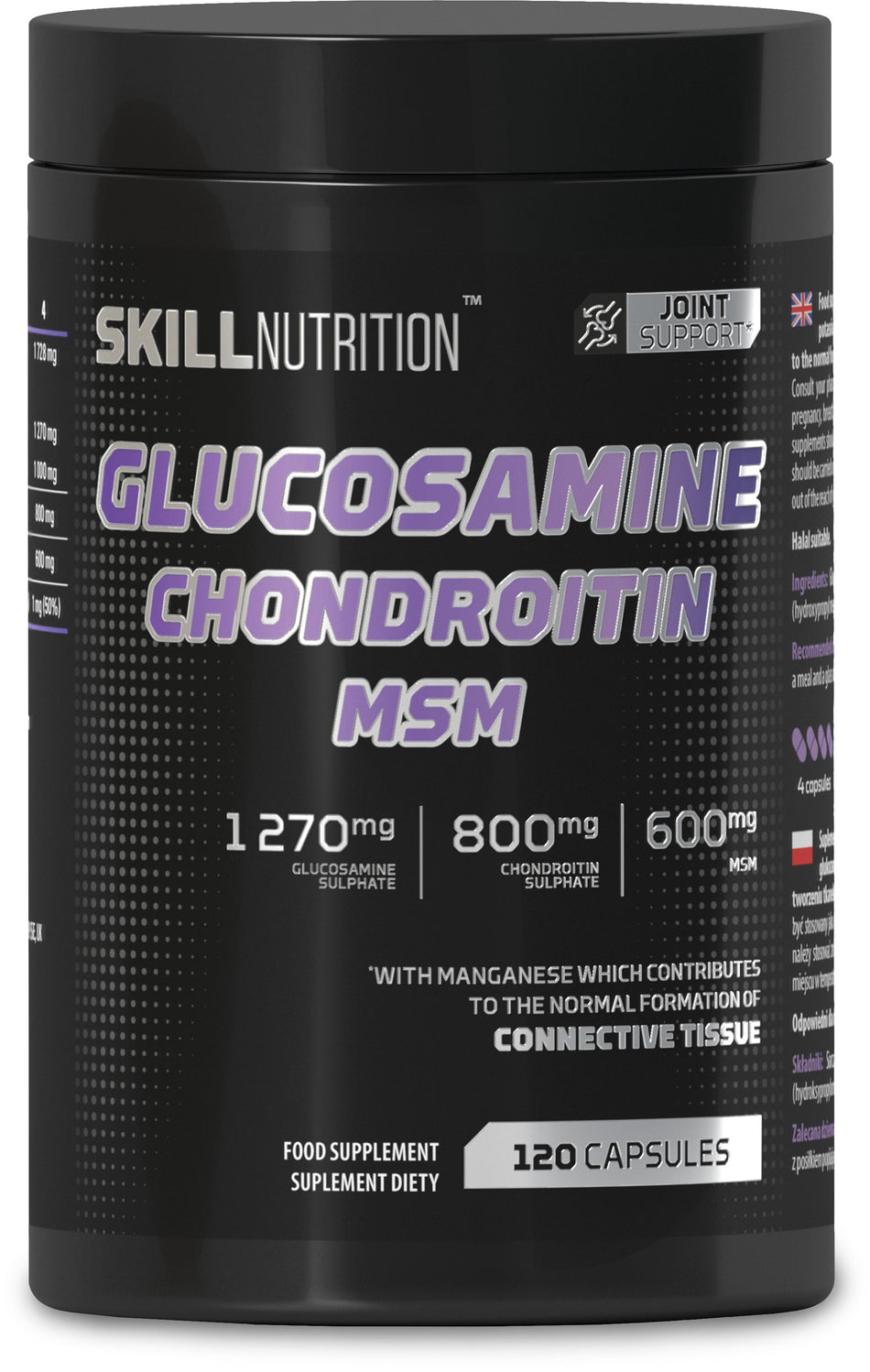 Skill Nutrition - Glucosamine Chondroitin MSM - 120 caps