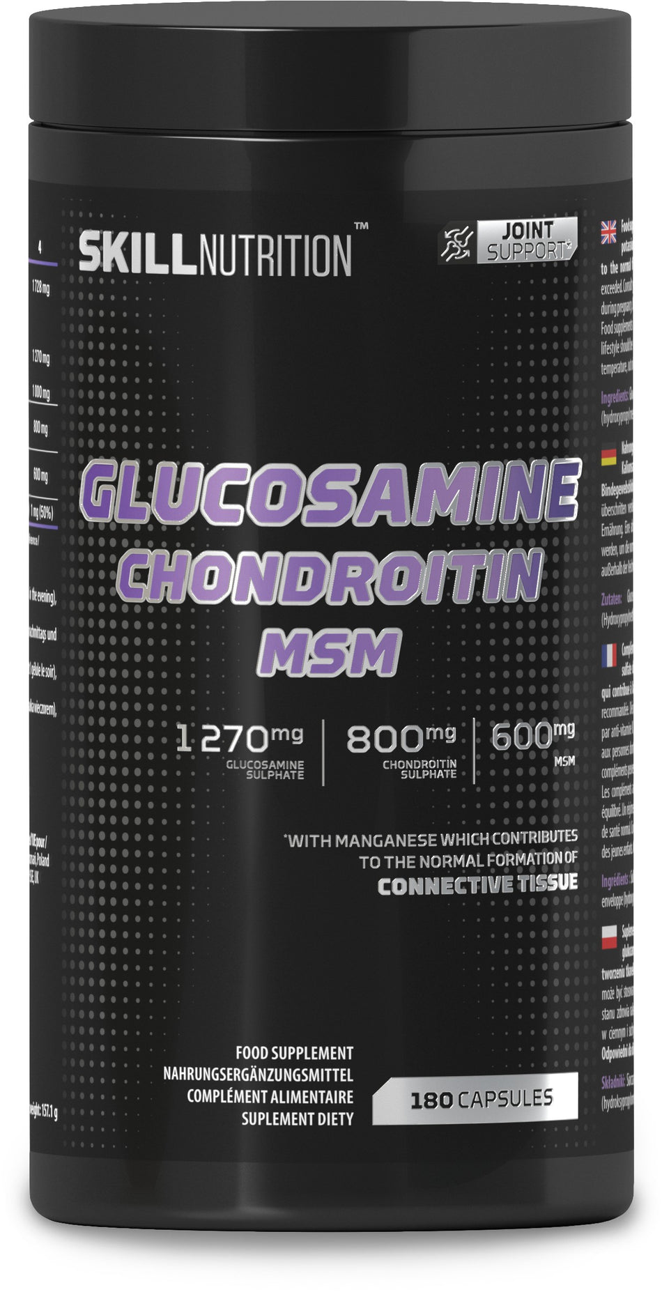 Skill Nutrition - Glucosamine Chondroitin MSM - 180 caps