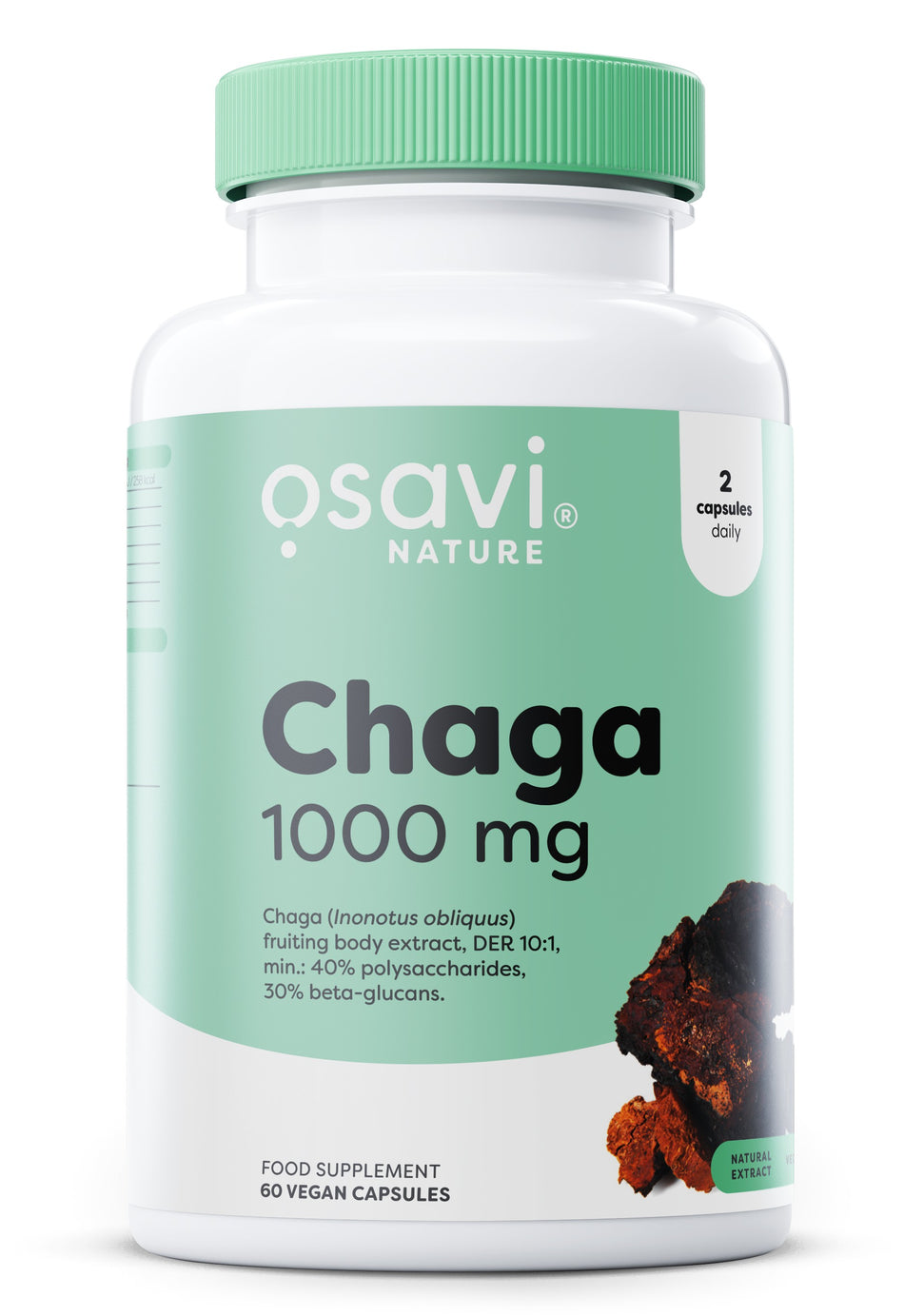Osavi - Chaga, 1000mg - 60 vegan caps