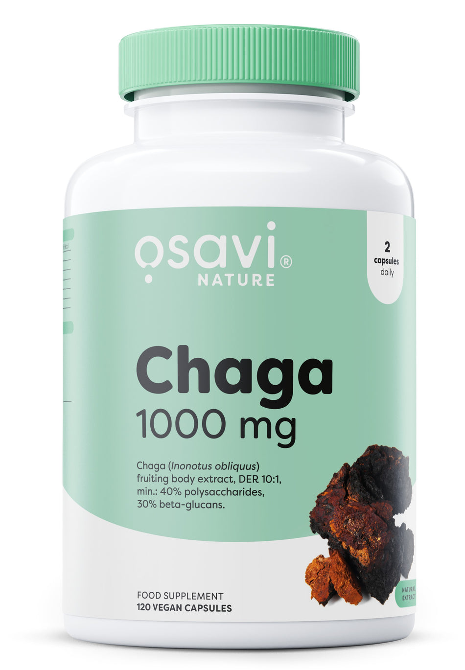 Osavi - Chaga, 1000mg - 120 vegan caps
