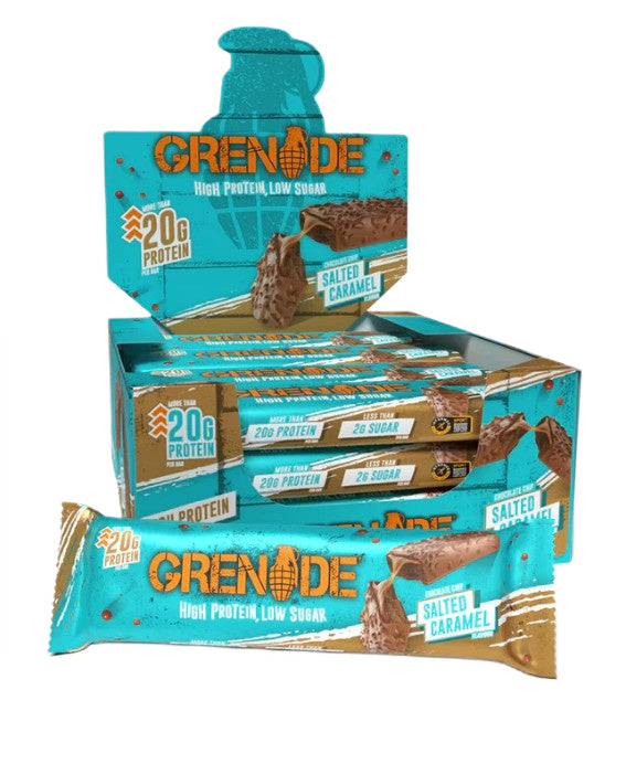 Grenade Protein Bars Chocolate Chip Salted Caramel - 12 x 60g