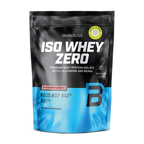 BioTechUSA - Iso Whey Zero, Strawberry - 454g
