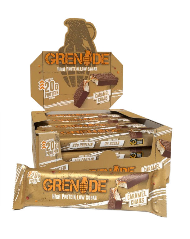 Grenade Protein Bars Caramel Chaos - 12 x 60g