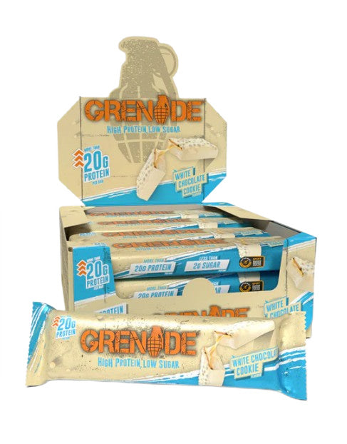 Grenade Protein Bars White Chocolate Cookie - 12 x 60g